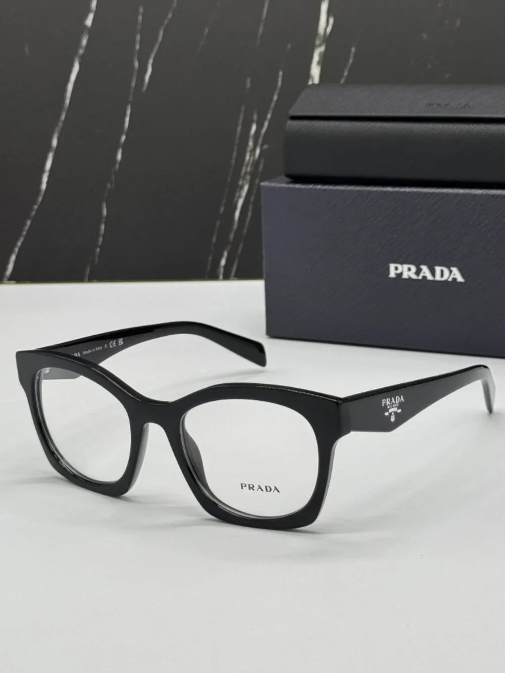 NWT Prada PRA05V 16K1O1 Black Eyeglasses Prada PR A05V